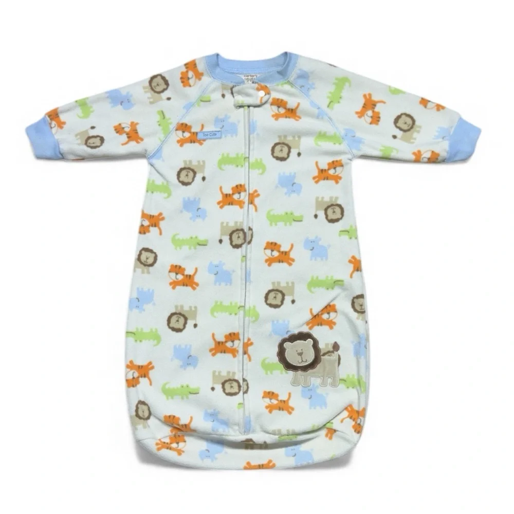 Carter's | Safari Print Baby Fleece Sleep Sack | 0-9M